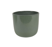 Pot Boule graniet groen glans 18cm
