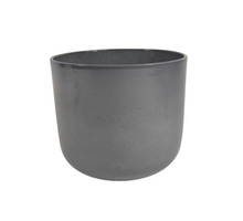 Pot Boule graniet grijs glans 28cm