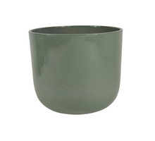 Pot Boule graniet groen glans 32cm