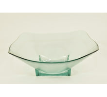 Glasschaal Square helder recycleglas 33x33x12,5cm