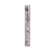 Koker a 8 Ei foam mix assortie ''roze'' H5 D3cm