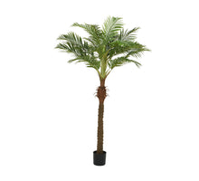 Palmboom in pot polyester groen 110x90x230cm