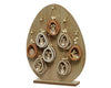 Egg polyester 8 assorted 5x0.3x7.5cm