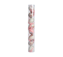 Tube of 8 Egg foam mix ''flowers easter'' H.5cm D.3cm