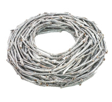 Wreath grape wood 50cm white-wash