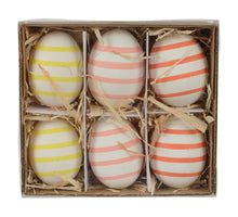 Wbox a 6 Egg chicken egg white/color dia4cm x H.6cm