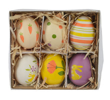 Wbox a 6 Egg chicken eggs 6 assorted dia4cm x H.6cm