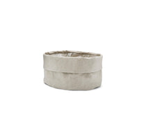 Sizo paper scale grey Ø 20 H10 cm