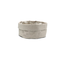 Sizo paper scale grey Ø 25 H10 cm