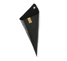 Sizo paper bag triangle black 15x30 cm