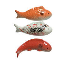 Fish porcelain 3 assorted colors L.16.5cm x W.4.5cm x H.6cm