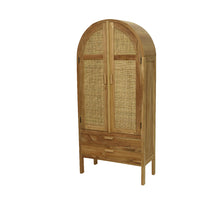 Cabinet teakwood indoor natural 38x80x173cm