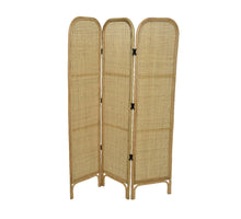 Roomdivider rattan natural 135x3x175cm