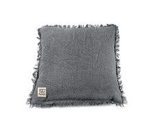Cushion Denim-Grey with filling 45x45cm gray denim