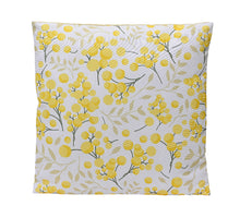 Kussen polyester buiten geel/kleur  L.45cm x W.45cm x H.8cm