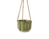 Hangende planter keramiek groen dia13.2cm x H.9.5cm