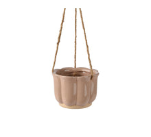 Hangende planter keramiek zacht roze dia13.2cm x H.9.5cm