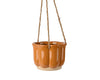 Hanging ceramic planter caramel dia13.2cm x H.9.5cm
