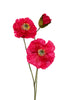 Papaver x3 l76cm cerise