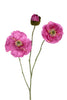 Poppy x3 l76cm mauve