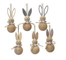 Figuur vurenhout 6ass naturel L.4cm x W.7cm x H.11cm