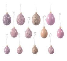 Pbh a 12 Egg foam 6ass dia4cm x H.6cm Lilac mix