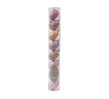 Tube of 8 Egg foam 6ass dia3cm x H.5cm Lilac mix
