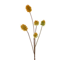 Distel flock l77cm geel