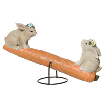 Konijn polyresin naturel 20x6x11cm