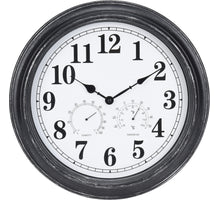 WANDKLOK ZWART D40 CM OUTDOOR