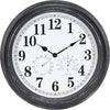 WANDKLOK ZWART D40 CM OUTDOOR