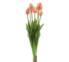 Real Touch Classic tulip bundle Sally x7 nw orange/peach combo 47cm