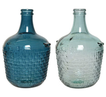 Vase recycled glass assorted D20 H30cm