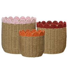 Set a 3 Mand papiertouw kleuren/multi 38cm x 38cm