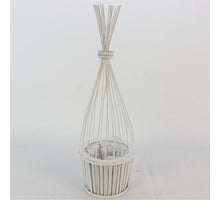 Plantenbak Shove Cane white wash 58 cm