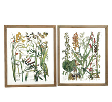 MDF painting w flowers 2ass natural 33x39x2cm