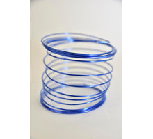 Aluminiumdraad 5mtr blauw