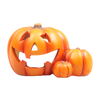 POMPOEN 3-HALLOWEEN T-LICHTHOUDER 12.5X8X7 CM