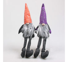 GNOME HALOWEEN BUNGELBEENTJES 18X8X39 CM 2 ASSORTIE