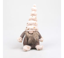 KERSTKABOUTER TOBY 18X14X36 CM BEIGE