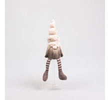 CHRISTMAS ELF TOBY WITH WIGGLING LEGS 7X7X33 CM