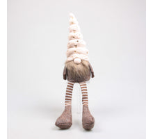 KERSTKABOUTER TOBY BUNGELBEENTJES11.5X10.5X55 CM BEIGE