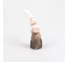 KERSTKABOUTER BOOM TOBY M/LED 7X7X26 CM BEIGE