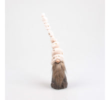 KERSTKABOUTER BOOM TOBY M/LED 8X8X34 CM BEIGE