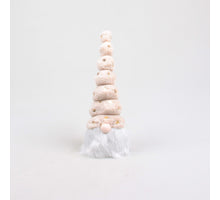 KERSTKABOUTER TOBY M/LED 10X10X28 CM BEIGE