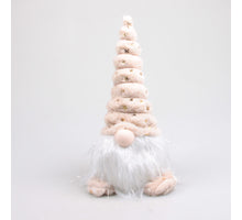KERSTKABOUTER TOBY M/LED 20X20X40 CM BEIGE