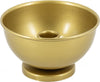 Kandelaar in kom metaal D13 H7cm goud