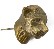 Kaarssteker tijger aluminium 6,5x3x8cm goud