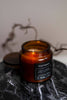 SCENTED CANDLE "SOFT LINEN" IN PHARMACIST GLASS D10 H11CM