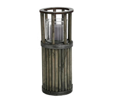 SENZA Windlicht groen D14 H40 cm inclusief kaars